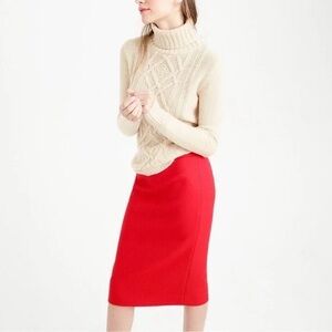 J. Crew Factory Wool Pencil Skirt